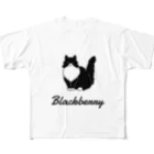 うちのこメーカーのBlackberry フルグラフィックTシャツ