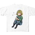 narunecoのbotiboti フルグラフィックTシャツ