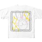 nomumyの目がハート👀❤ウサギ(レース付き)🐰 All-Over Print T-Shirt