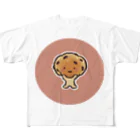 ちゅーぞうハムハムのレーズンパンちゃん フルグラフィックTシャツ