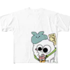 もふもふもんすたぁのもふもふもんすたぁ　テーマパーク2 All-Over Print T-Shirt