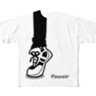 スズナルヨのルルベ　｜ホワイト｜ All-Over Print T-Shirt