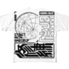RAD_CREATIVE_LABのY2K[節制/修練/STRICT WITH ONESELF/WORK OUT] フルグラフィックTシャツ