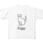 うちのこメーカーのZiggy フルグラフィックTシャツ