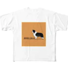 kcraft-bordercollieのボーダーコリー　モノクロver All-Over Print T-Shirt