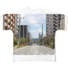 ふらんの九大学研都市側 フルグラフィックTシャツ