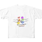 むちんアゲショップの家族のかたち All-Over Print T-Shirt