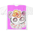 sarunokoshikakeのくるくるちゃん All-Over Print T-Shirt