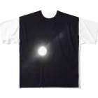 ミルクティーの満月の夜に フルグラフィックTシャツ