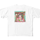 紅乃谷　安那の金澤小町「響」 All-Over Print T-Shirt