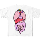 Dr.pepepe の陽気な血球やさんのむっちり臓器様 All-Over Print T-Shirt