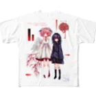 蚕絲うれうの「　」 All-Over Print T-Shirt