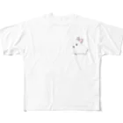 whiterabbit2010のうさぎ　フロスティ フルグラフィックTシャツ