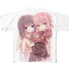 𝗋𝖾𝗇𝗋𝗂のおひめさまだっこ フルグラフィックTシャツ