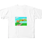 カカトコリバイバルのいぬごや All-Over Print T-Shirt