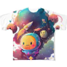 LalaDesign-shopのCuteStars02 フルグラフィックTシャツ