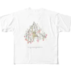 ごろりあの右手長猿 All-Over Print T-Shirt