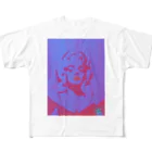 RihonaのMarilynmonroe フルグラフィックTシャツ