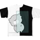 むじゃきなコアラストアのチラ見バレバレ丸見えコアラTシャツ All-Over Print T-Shirt