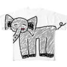 タキシードハムの象 All-Over Print T-Shirt