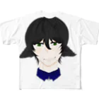 サクサクショップの猫箕郗斗 All-Over Print T-Shirt