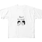 jirokichi’s shopのBest Friend All-Over Print T-Shirt