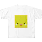 がまぐちこぐまのといといのうちのインコのちろる フルグラフィックTシャツ