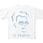 OSHIYOMANのマーラー　G.Mahler All-Over Print T-Shirt