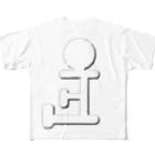 Secret CharityのCocoCannon立体風ロゴ（表） All-Over Print T-Shirt