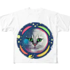 宇宙猫の宇宙猫 フルグラフィックTシャツ