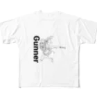 chicodeza by suzuriのGunner メイド All-Over Print T-Shirt