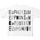 EuphForYouのユーフォニアム連合　EUPHONIUM フルグラフィックTシャツ