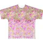 Onmusubiartshopのさくらさくらさく・ビタミンカラー・ロゴ入り All-Over Print T-Shirt