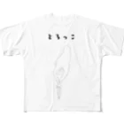 Pioのとろっこ(モノクロ) All-Over Print T-Shirt