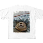 猫又雑貨店のあざネコさん フルグラフィックTシャツ