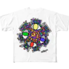 hayapinのハグルマ All-Over Print T-Shirt