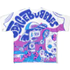 ComillyのSpace bubbles フルグラフィックTシャツ