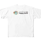 happy smileのhappy smile All-Over Print T-Shirt