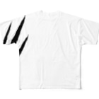 いっぷく処 てんてんの勲章の傷 All-Over Print T-Shirt
