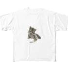 Vegeta_cat22の少し眠たげなベジータくん All-Over Print T-Shirt