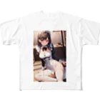 天乃鯱のメイドのお姉さん All-Over Print T-Shirt