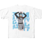 PUG ARTWORKS のBAD GIRLSシリーズ All-Over Print T-Shirt