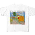 MUGEN ARTのファンゴッホの寝室  Bedroom in Arles  All-Over Print T-Shirt