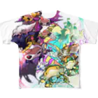 はちゅまみれSHOPのはちゅファンタジーRPG 集合ver. All-Over Print T-Shirt