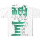 Tako＆Negi SUZURI支店のネギ禰宜 All-Over Print T-Shirt