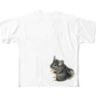 いきもの大好き！ほほえみフレンズのチンチラが好きな人の為のアイテム All-Over Print T-Shirt