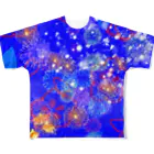 ZORUMEKIA あぞじぃーからの（zorumekia369）のHANABI NO SORA フルグラフィックTシャツ