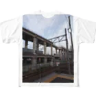 19820909の知立駅 All-Over Print T-Shirt