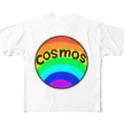 -cosmos-の虹色の星 フルグラフィックTシャツ