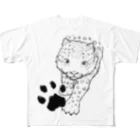 mofful.のユキヒョウ - snowleopard All-Over Print T-Shirt